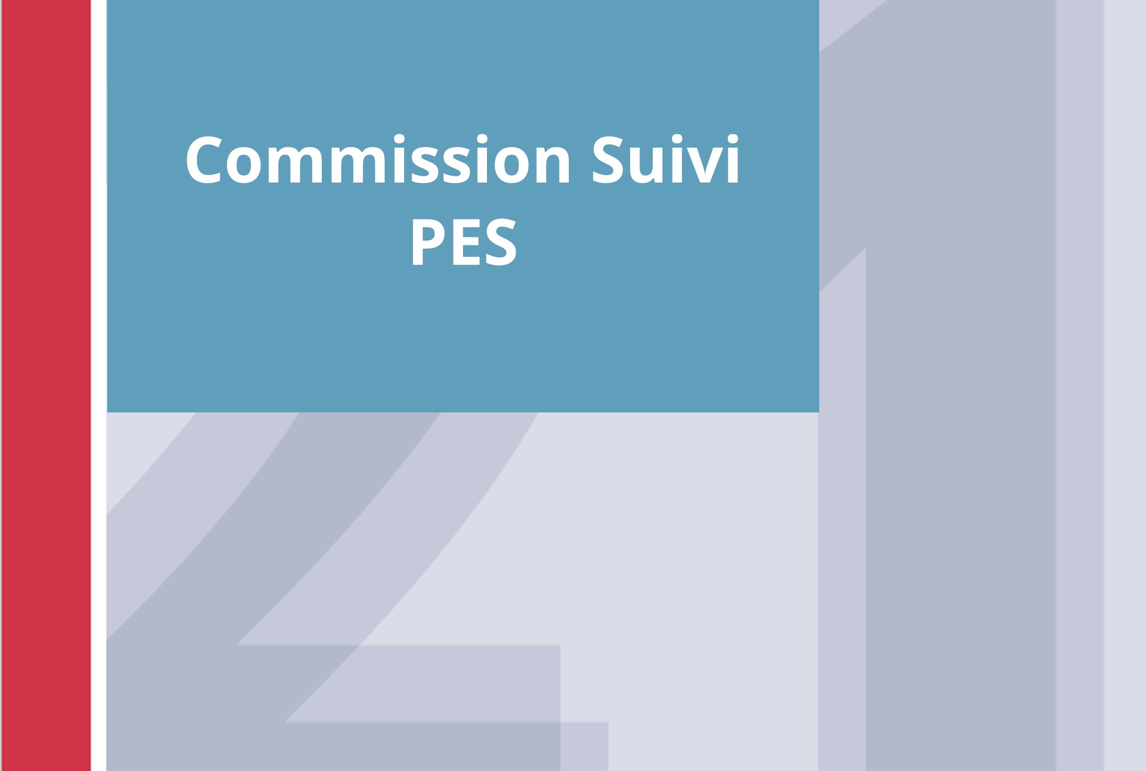  Commission suivi PES 